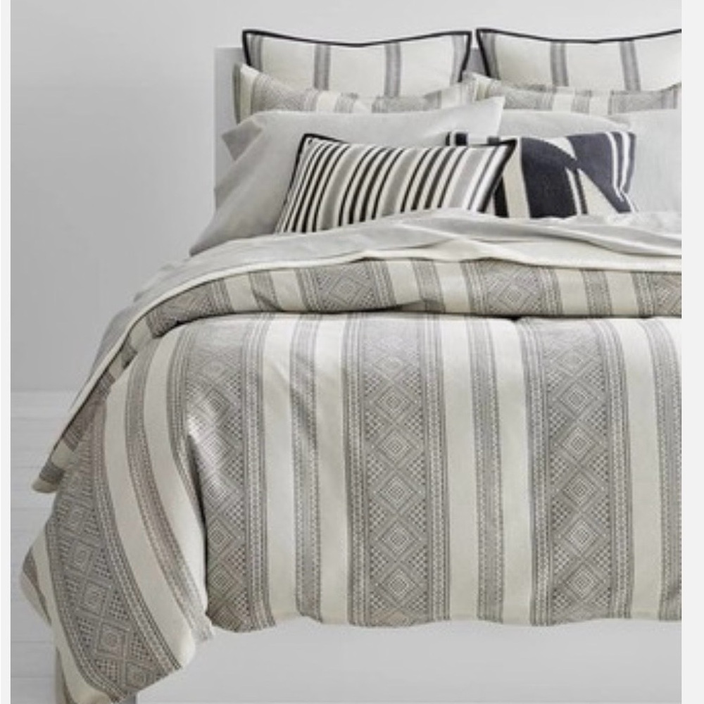Ralph Lauren queen comforter set with 2 standard shams & 2 euro shams